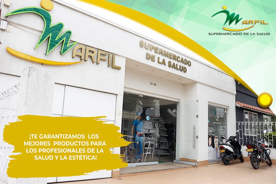 Fachada de Marfil, Supermercado de la Salud en Ibagué